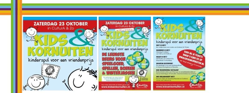 Kids& Kornuiten flyers Dames van Oostland