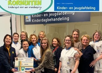 uitreiking cheque rdgg kindergeneeskunde